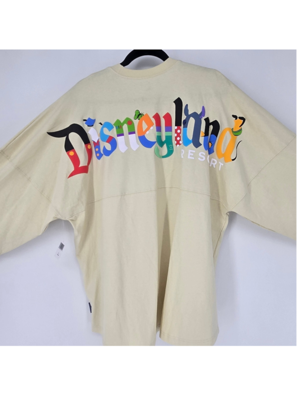 Disneyland Spirit Jersey XL Character Letters Puffy Disneyland NWT Disney Parks